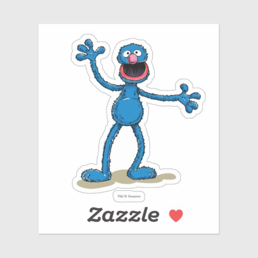 Vintage Grover Sticker (Vel)