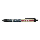 Vintage Grunge Amerikaanse Vlag 1776 Zwarte Inkt Pen (Bovenkant)
