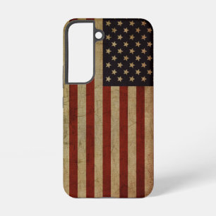 Vintage Grunge Amerikaanse Vlag Samsung Galaxy Hoesje
