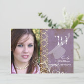 Vintage/grunge/demper/Afstuderen Kaart (Staand voorkant)