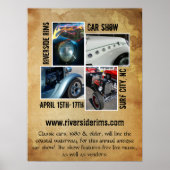 Vintage Grunge Style Event Poster (Voorkant)