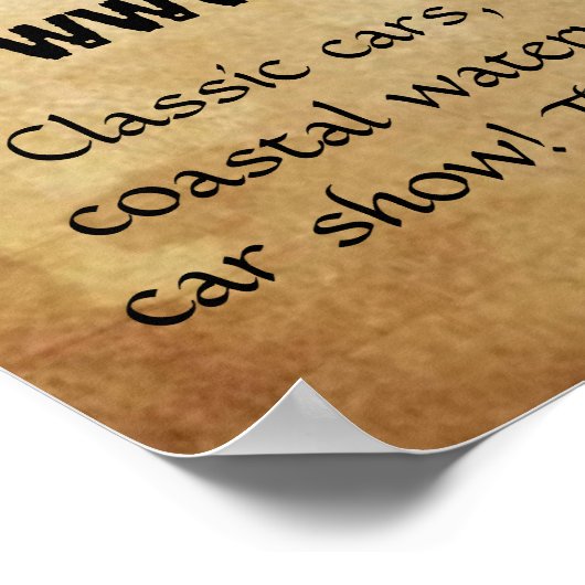 Vintage Grunge Style Event Poster (Hoek)