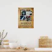 Vintage Grunge Style Event Poster (Keuken)