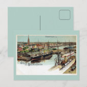 Vintage Gruss aus Bremerhaven litho Briefkaart (Voorkant / Achterkant)