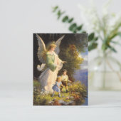 Vintage Guardian Angel Briefkaart  (Staand voorkant)