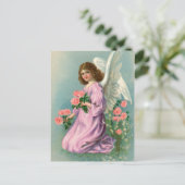 Vintage Guardian Angel Briefkaart (Staand voorkant)