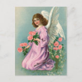 Vintage Guardian Angel Briefkaart (Voorkant)