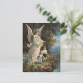Vintage Guardian Angel Briefkaart (Staand voorkant)