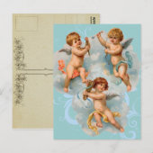 Vintage Guardian Angel Briefkaart (Voorkant / Achterkant)