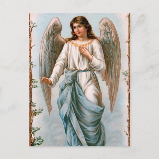 Vintage Guardian Angel Briefkaart (Voorkant)