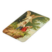 vintage guardian angel kinderen klift magneet (Linkerzijde)