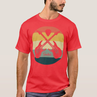 Vintage Guitar Player Gifts For Men Women Guitaris T-shirt