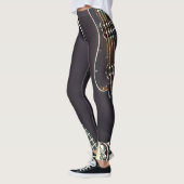 Vintage guitarist birthday gift leggings (Links)