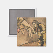 Vintage Gulliver's Travels van Arthur Rackham Magneet (Voorkant / Achterkant)