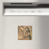Vintage Gulliver's Travels van Arthur Rackham Magneet (Insitu (Vaatwasser))