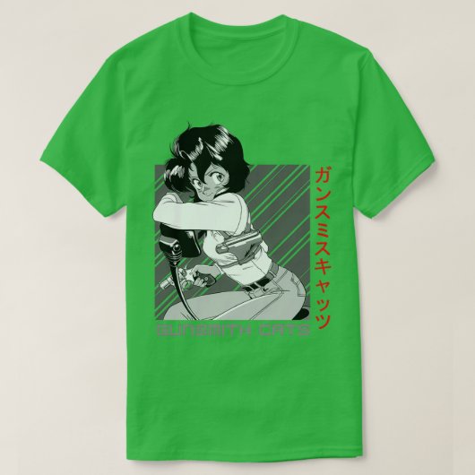Vintage Gunsmith Cats T-shirt (Design voorkant)