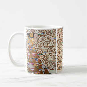 Vintage Gustav Klimt Boom des Levens Art Nouveau Koffiemok