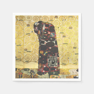 Vintage Gustav Klimt Boom des Levens Panorama Servet