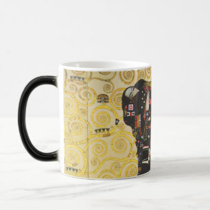 Vintage Gustav Klimt Panorama Boom des Levens Magische Mok