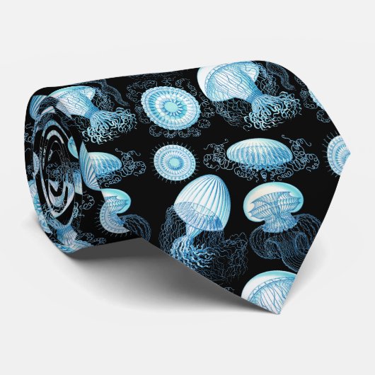  Vintage Haeckel Jellyfish Stropdas (Opgerold)