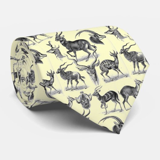 Vintage Haeckel Wildlife Stropdas (Opgerold)