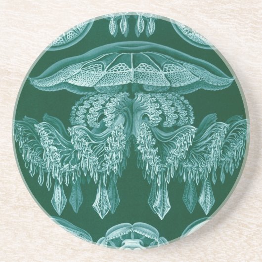 Vintage Haeckel Zandsteen Onderzetter (Voorkant)