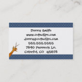 Vintage Hairdresser of Salon Visitekaartje (Achterkant)