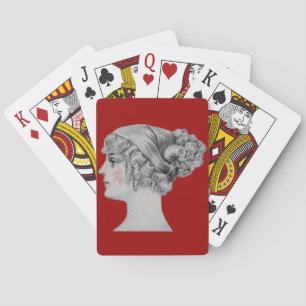 Vintage Hairstyle Pokerkaarten