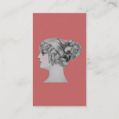Vintage Hairstyle Visitekaartje (Achterkant)