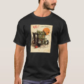 Vintage Halloween Afbeelding Man T Shirt (Voorkant)