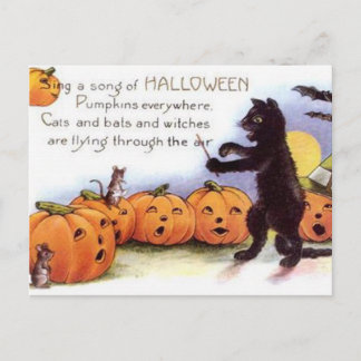 Vintage Halloween Art Briefkaart
