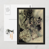 Vintage Halloween Arthur Rackham Trolls Briefkaart (Voorkant / Achterkant)