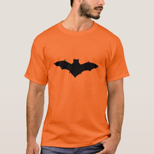 Vintage Halloween Bat T-shirt (Voorkant)