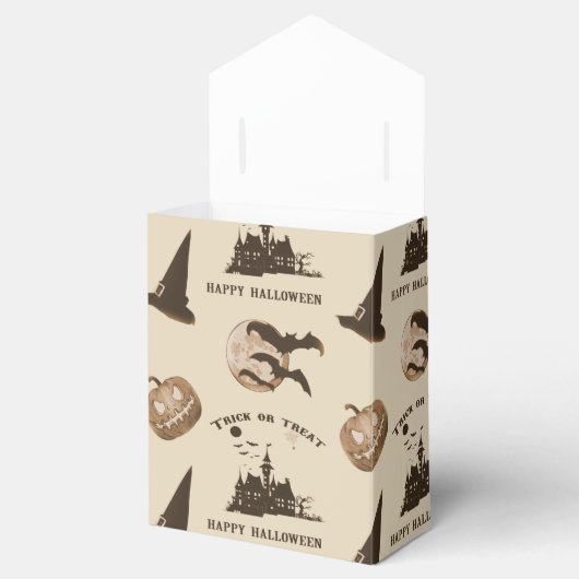 Vintage Halloween Bedankdoosjes (Geopend)