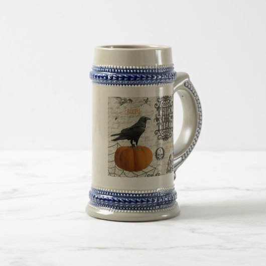 Vintage Halloween Bierpul (Voorkant rechts)