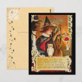 Vintage Halloween Briefkaart (Voorkant / Achterkant)