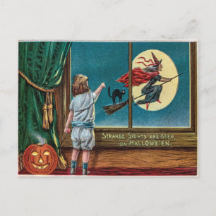 Vintage Halloween Briefkaart