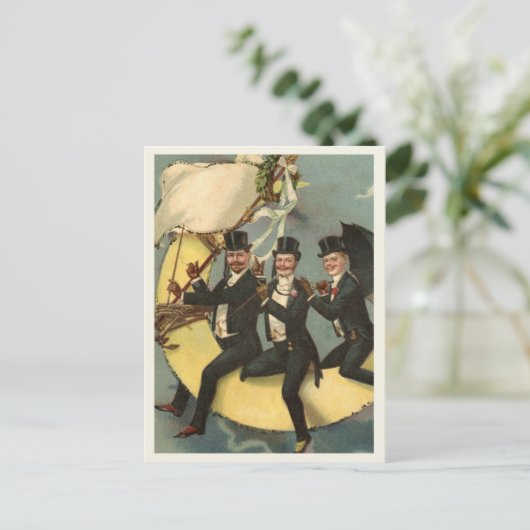 Vintage Halloween Briefkaart (Staand voorkant)