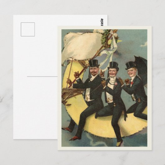 Vintage Halloween Briefkaart (Voorkant / Achterkant)