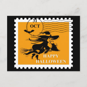 Vintage Halloween Briefkaart
