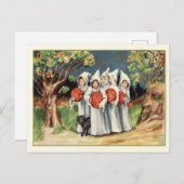 Vintage Halloween Briefkaart (Voorkant / Achterkant)