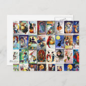 Vintage Halloween Briefkaart (Voorkant / Achterkant)