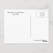 Vintage Halloween Briefkaart (Achterkant)