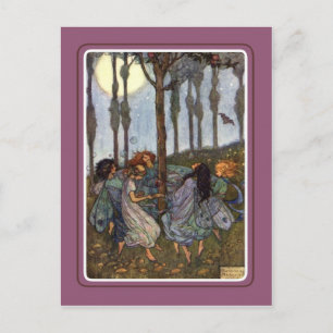 Vintage Halloween Briefkaart