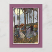 Vintage Halloween Briefkaart (Voorkant)