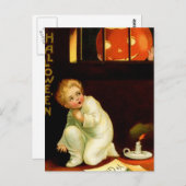 Vintage Halloween Briefkaart (Voorkant / Achterkant)