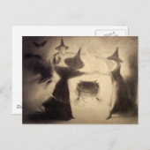 Vintage Halloween Briefkaart (Voorkant / Achterkant)