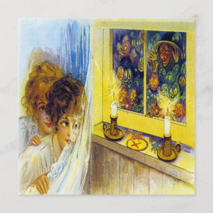 Vintage Halloween Briefkaart