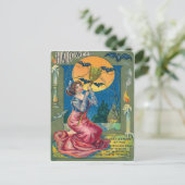 Vintage Halloween Briefkaart (Staand voorkant)