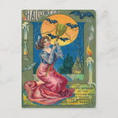 Vintage Halloween Briefkaart (Voorkant)